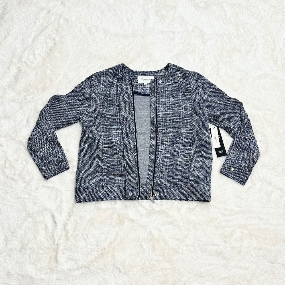 Liverpool Blue and White Blazer